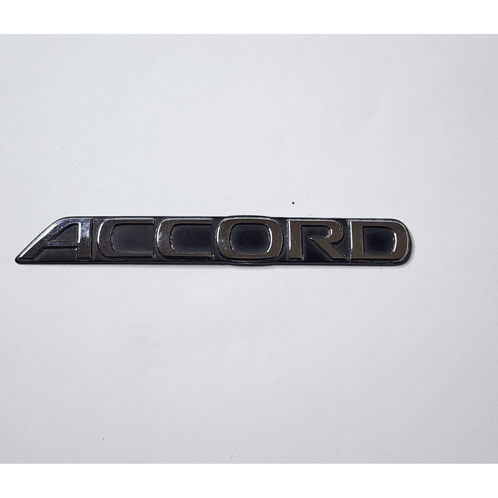 Honda Accord Trunk Emblem Scrip Badge Decal 90-93
